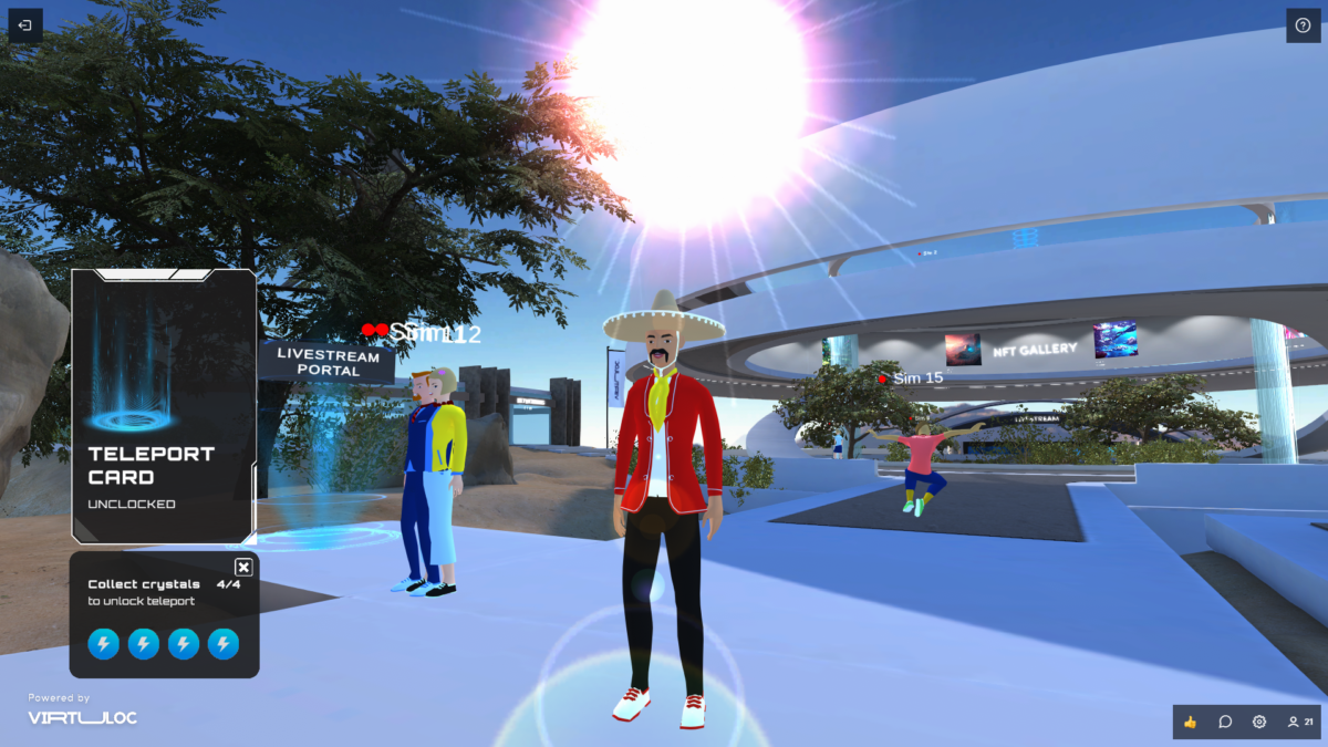 Collect items in metaverse
